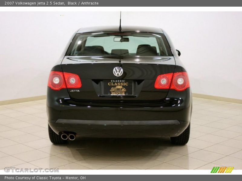 Black / Anthracite 2007 Volkswagen Jetta 2.5 Sedan