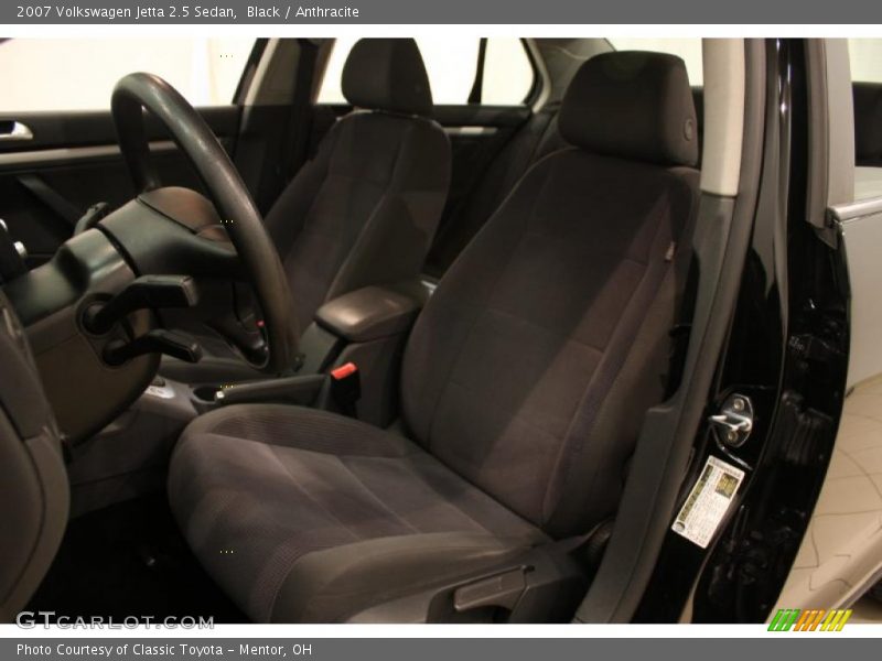 Black / Anthracite 2007 Volkswagen Jetta 2.5 Sedan