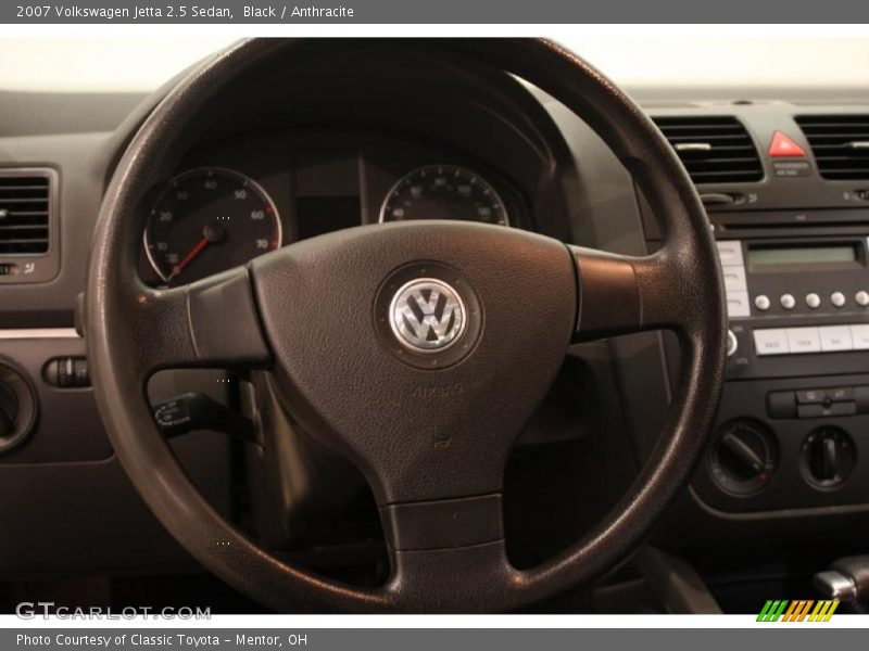 Black / Anthracite 2007 Volkswagen Jetta 2.5 Sedan