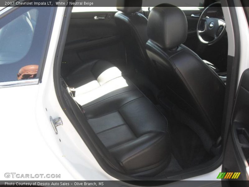 White / Neutral Beige 2007 Chevrolet Impala LT