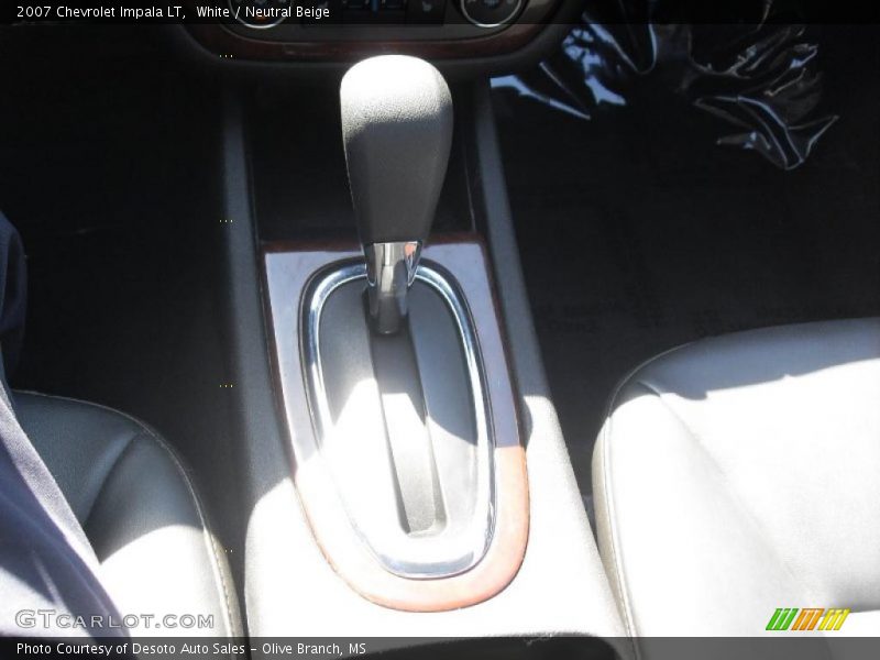 White / Neutral Beige 2007 Chevrolet Impala LT
