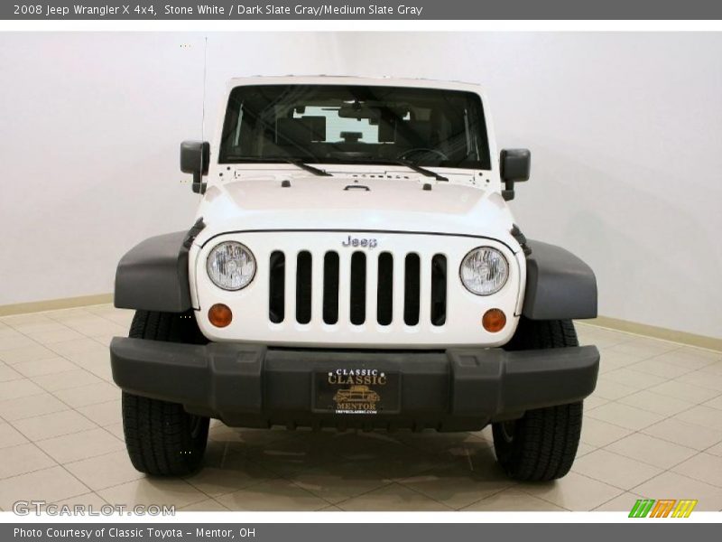 Stone White / Dark Slate Gray/Medium Slate Gray 2008 Jeep Wrangler X 4x4