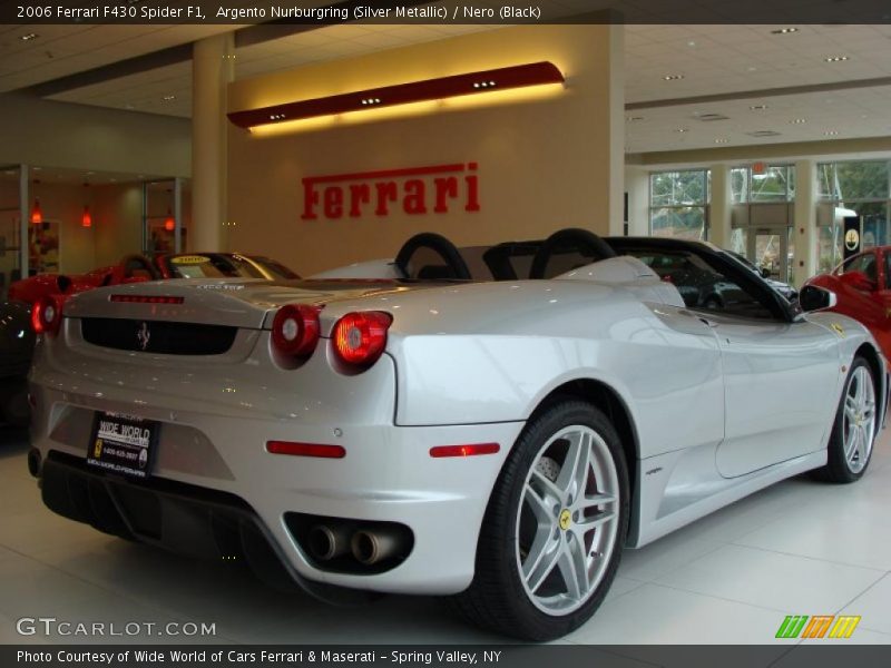 Argento Nurburgring (Silver Metallic) / Nero (Black) 2006 Ferrari F430 Spider F1