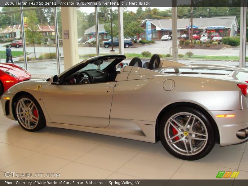 Argento Nurburgring (Silver Metallic) / Nero (Black) 2006 Ferrari F430 Spider F1