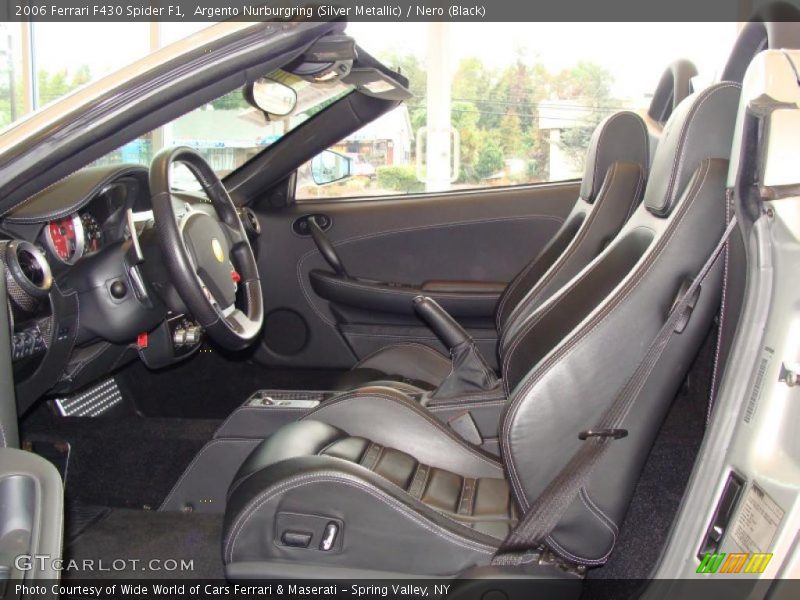 Argento Nurburgring (Silver Metallic) / Nero (Black) 2006 Ferrari F430 Spider F1