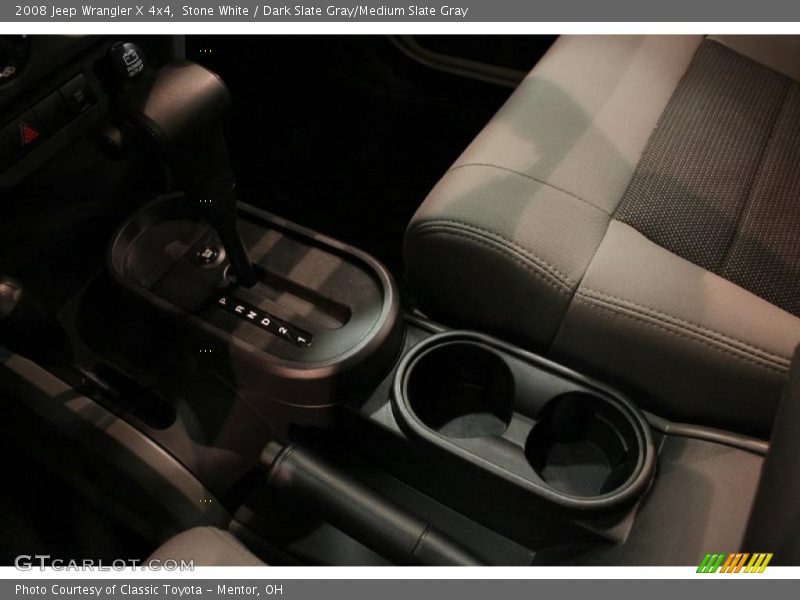 Stone White / Dark Slate Gray/Medium Slate Gray 2008 Jeep Wrangler X 4x4