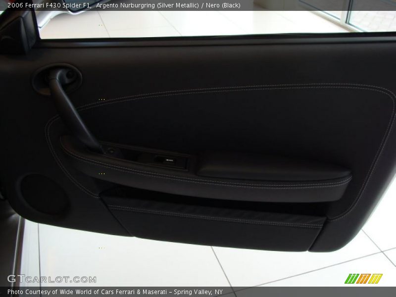 Argento Nurburgring (Silver Metallic) / Nero (Black) 2006 Ferrari F430 Spider F1