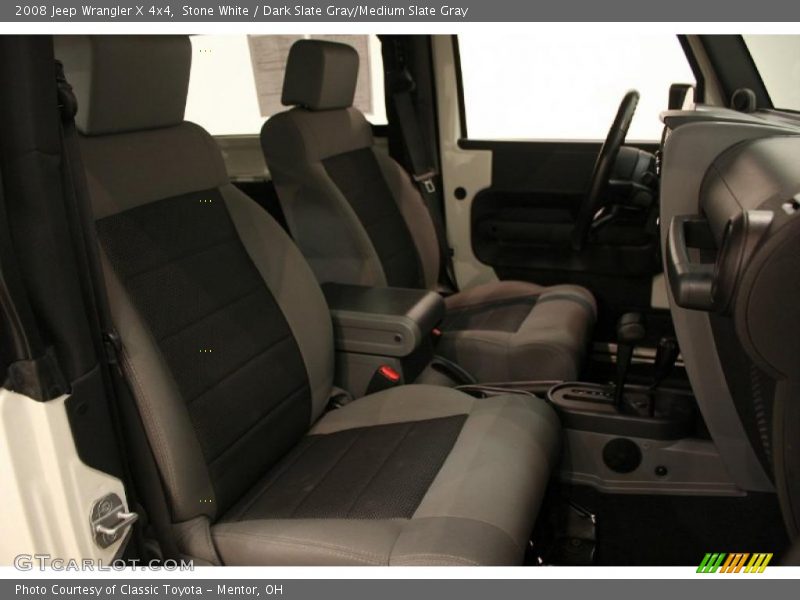 Stone White / Dark Slate Gray/Medium Slate Gray 2008 Jeep Wrangler X 4x4