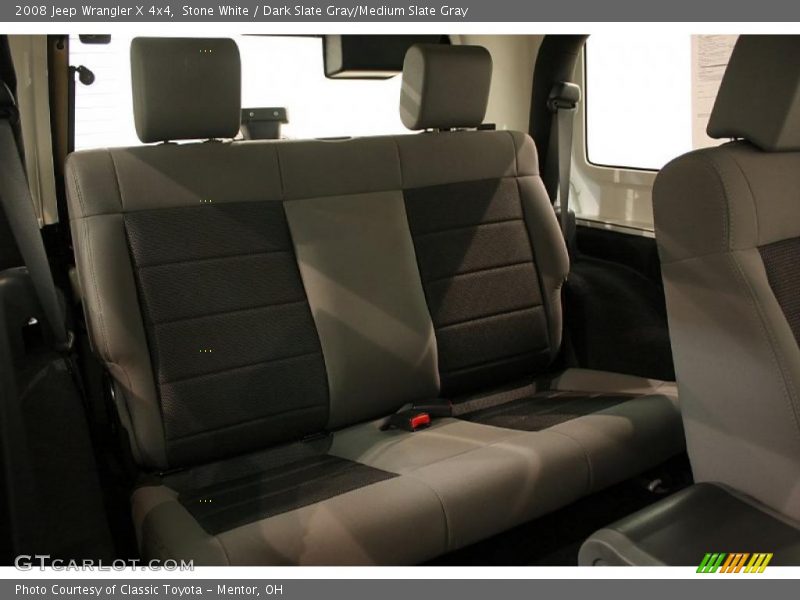 Stone White / Dark Slate Gray/Medium Slate Gray 2008 Jeep Wrangler X 4x4