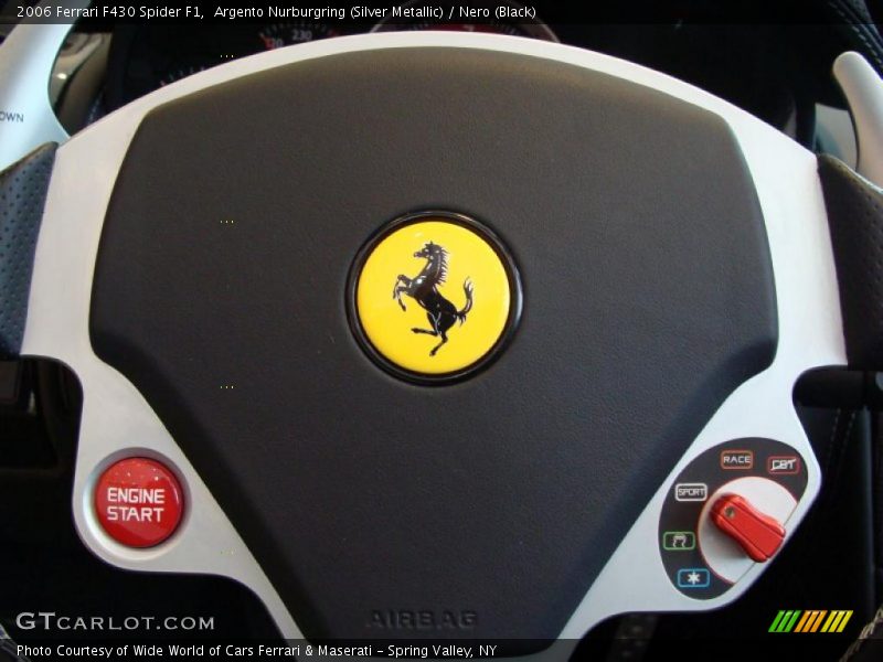 Argento Nurburgring (Silver Metallic) / Nero (Black) 2006 Ferrari F430 Spider F1