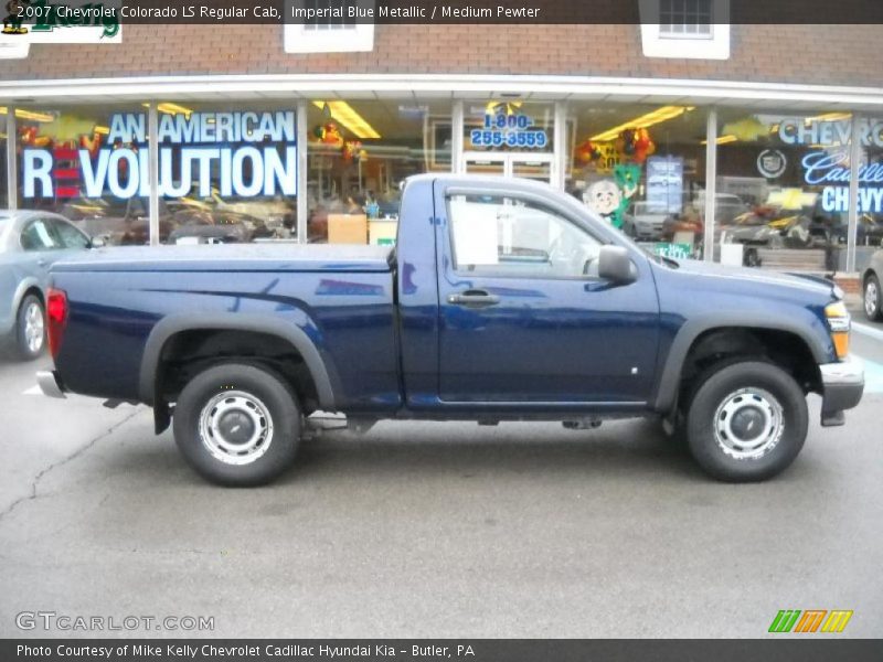 Imperial Blue Metallic / Medium Pewter 2007 Chevrolet Colorado LS Regular Cab