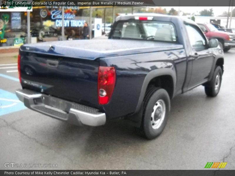 Imperial Blue Metallic / Medium Pewter 2007 Chevrolet Colorado LS Regular Cab