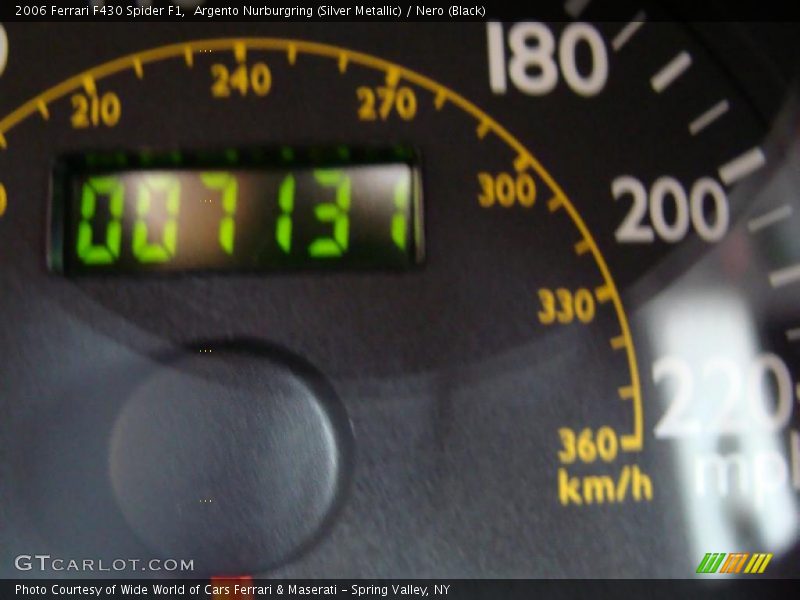 Argento Nurburgring (Silver Metallic) / Nero (Black) 2006 Ferrari F430 Spider F1