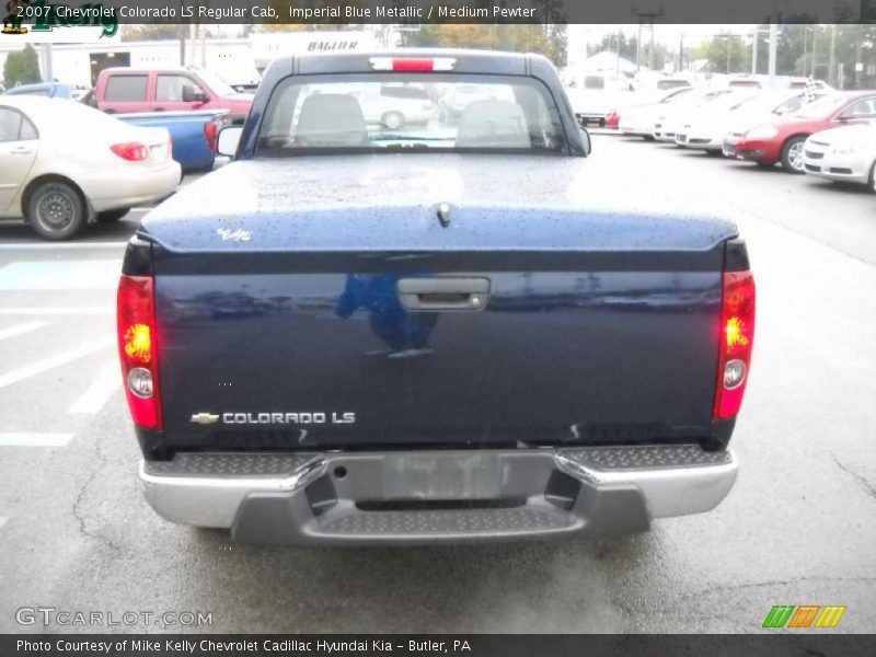 Imperial Blue Metallic / Medium Pewter 2007 Chevrolet Colorado LS Regular Cab