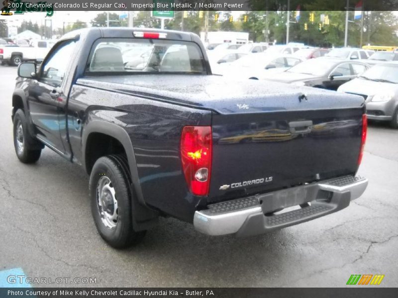 Imperial Blue Metallic / Medium Pewter 2007 Chevrolet Colorado LS Regular Cab