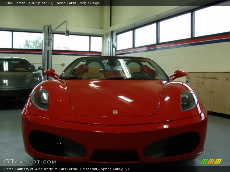Rosso Corsa (Red) / Beige 2006 Ferrari F430 Spider F1