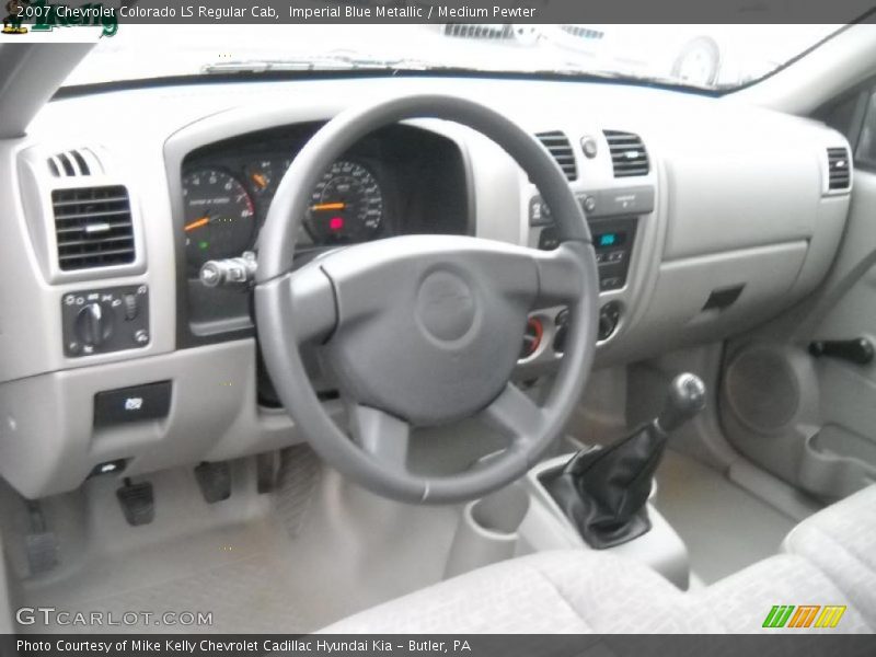 Imperial Blue Metallic / Medium Pewter 2007 Chevrolet Colorado LS Regular Cab
