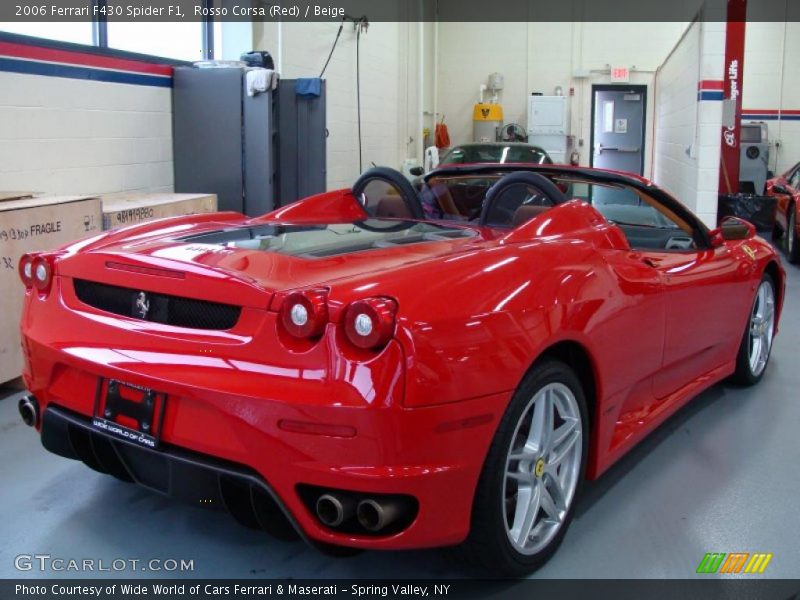 Rosso Corsa (Red) / Beige 2006 Ferrari F430 Spider F1