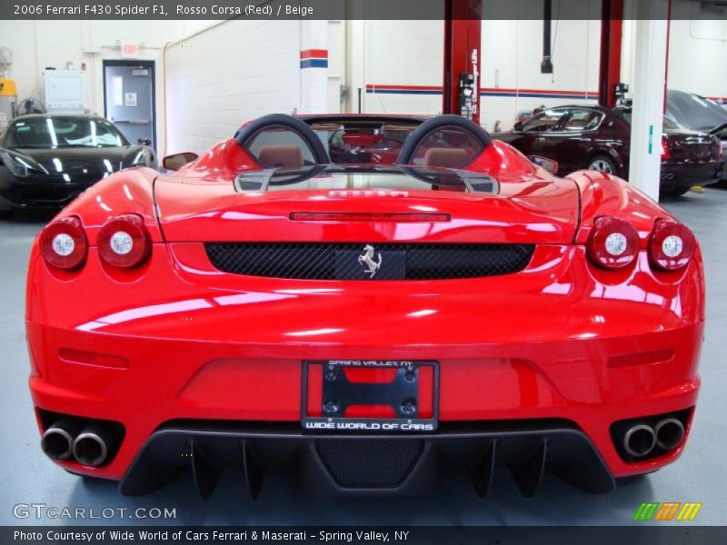 Rosso Corsa (Red) / Beige 2006 Ferrari F430 Spider F1