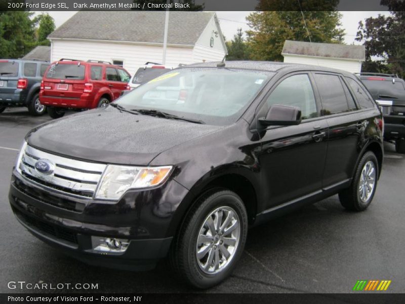 Dark Amethyst Metallic / Charcoal Black 2007 Ford Edge SEL