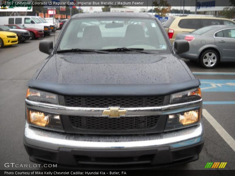 Imperial Blue Metallic / Medium Pewter 2007 Chevrolet Colorado LS Regular Cab