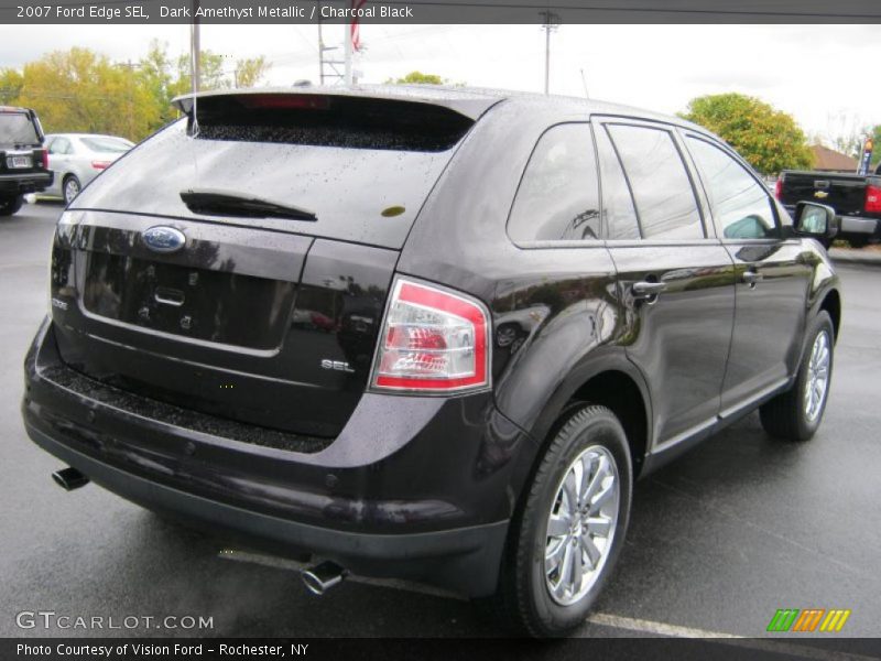 Dark Amethyst Metallic / Charcoal Black 2007 Ford Edge SEL