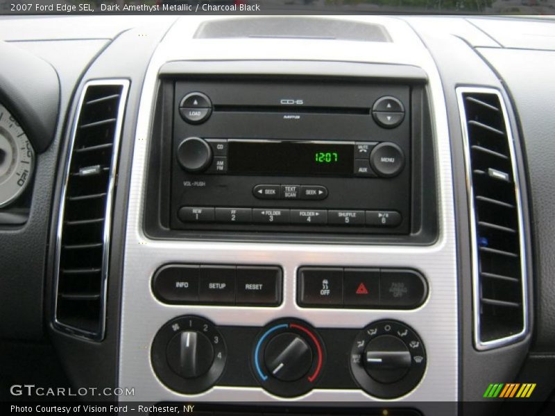 Dark Amethyst Metallic / Charcoal Black 2007 Ford Edge SEL