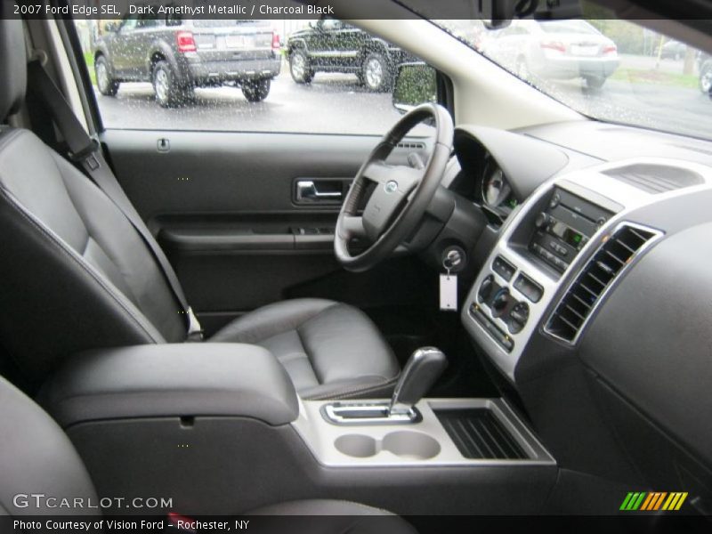 Dark Amethyst Metallic / Charcoal Black 2007 Ford Edge SEL