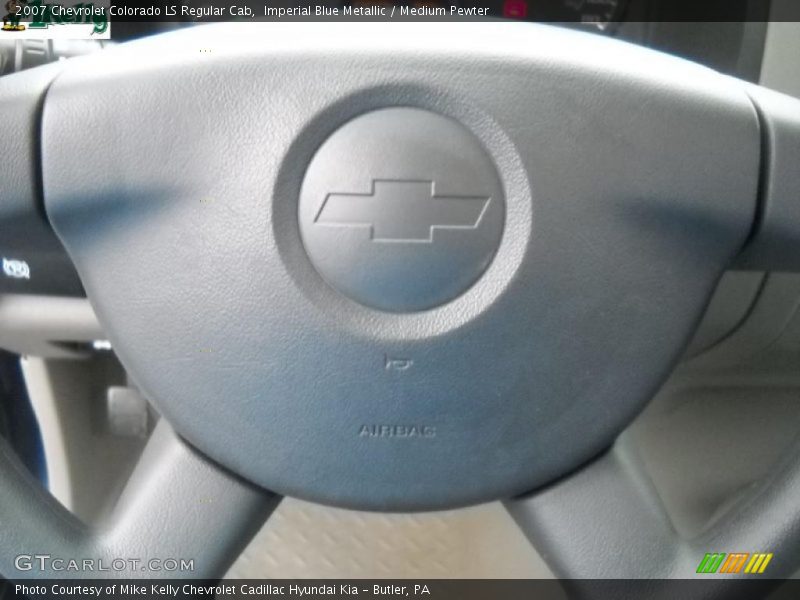 Imperial Blue Metallic / Medium Pewter 2007 Chevrolet Colorado LS Regular Cab