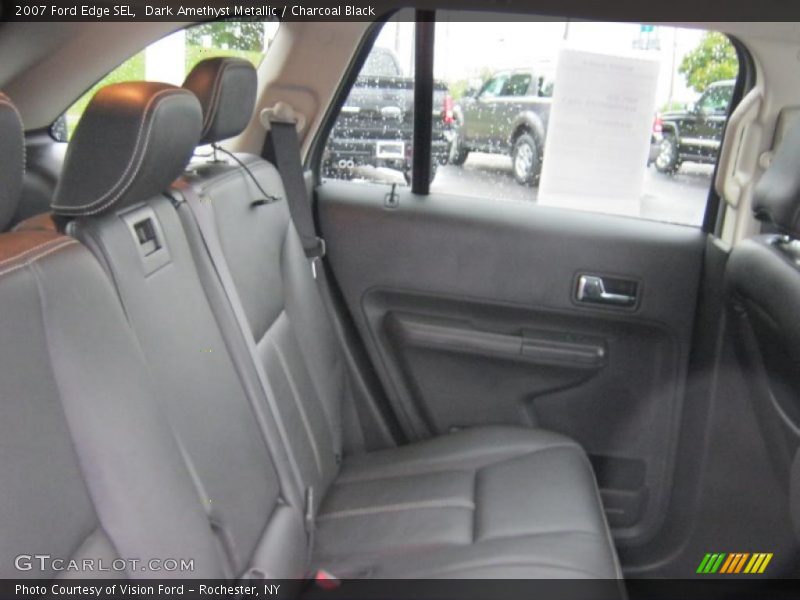 Dark Amethyst Metallic / Charcoal Black 2007 Ford Edge SEL
