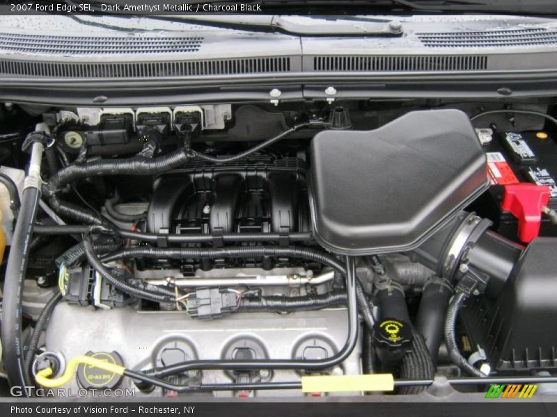 Dark Amethyst Metallic / Charcoal Black 2007 Ford Edge SEL
