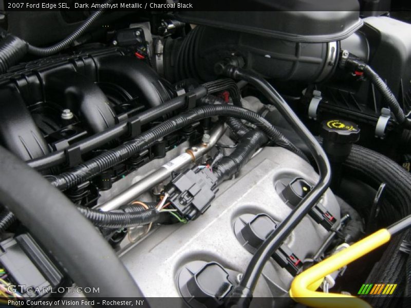 Dark Amethyst Metallic / Charcoal Black 2007 Ford Edge SEL