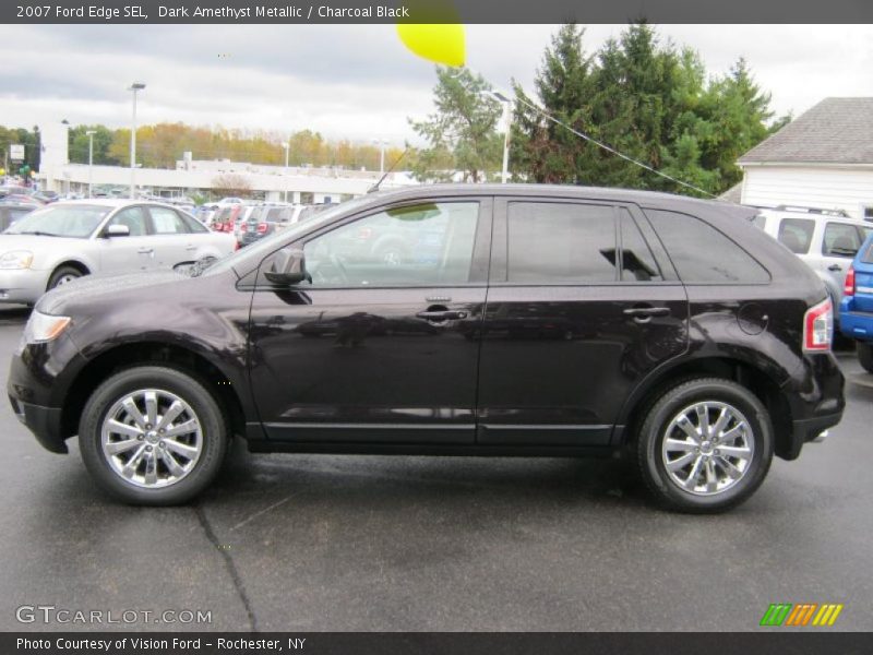 Dark Amethyst Metallic / Charcoal Black 2007 Ford Edge SEL