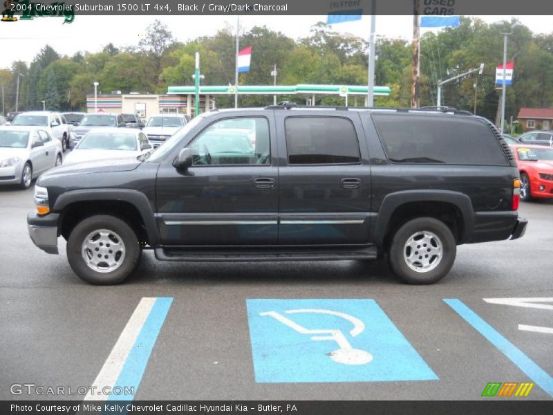 Black / Gray/Dark Charcoal 2004 Chevrolet Suburban 1500 LT 4x4