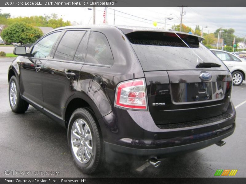 Dark Amethyst Metallic / Charcoal Black 2007 Ford Edge SEL