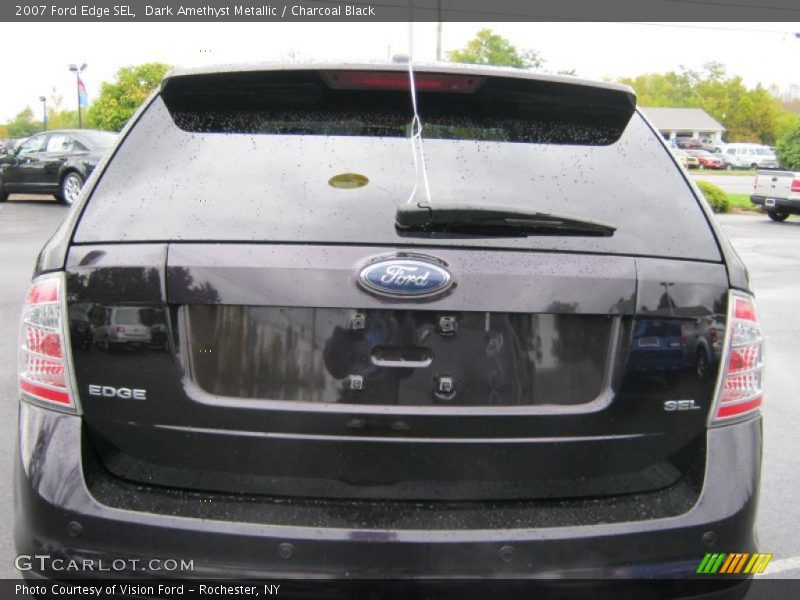 Dark Amethyst Metallic / Charcoal Black 2007 Ford Edge SEL