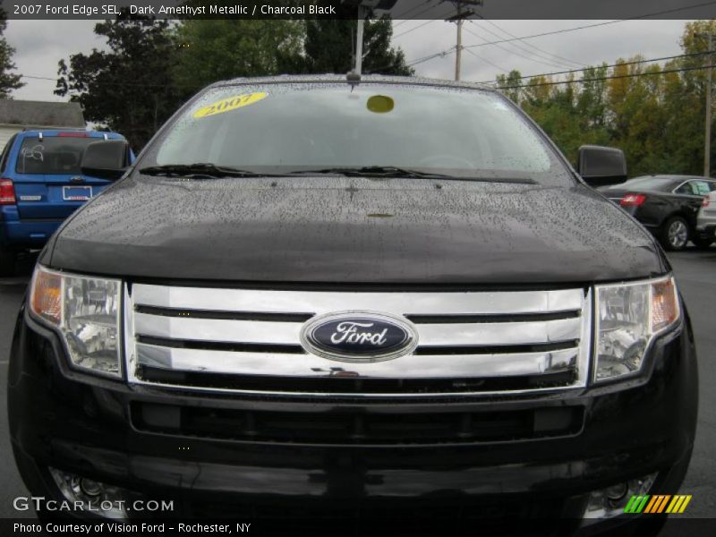 Dark Amethyst Metallic / Charcoal Black 2007 Ford Edge SEL
