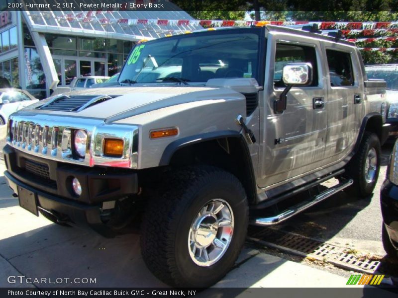 Pewter Metallic / Ebony Black 2005 Hummer H2 SUT
