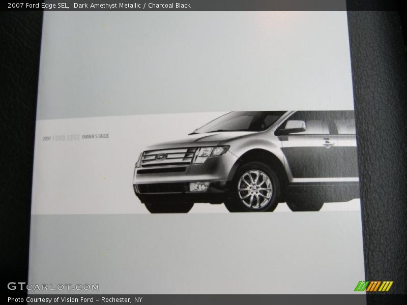 Dark Amethyst Metallic / Charcoal Black 2007 Ford Edge SEL