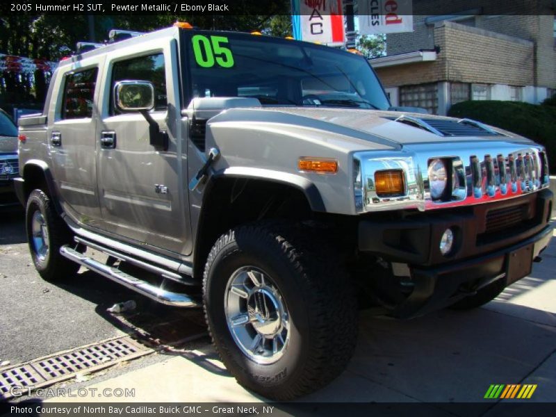 Pewter Metallic / Ebony Black 2005 Hummer H2 SUT