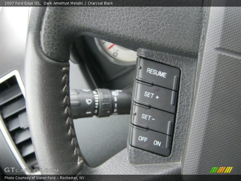 Dark Amethyst Metallic / Charcoal Black 2007 Ford Edge SEL