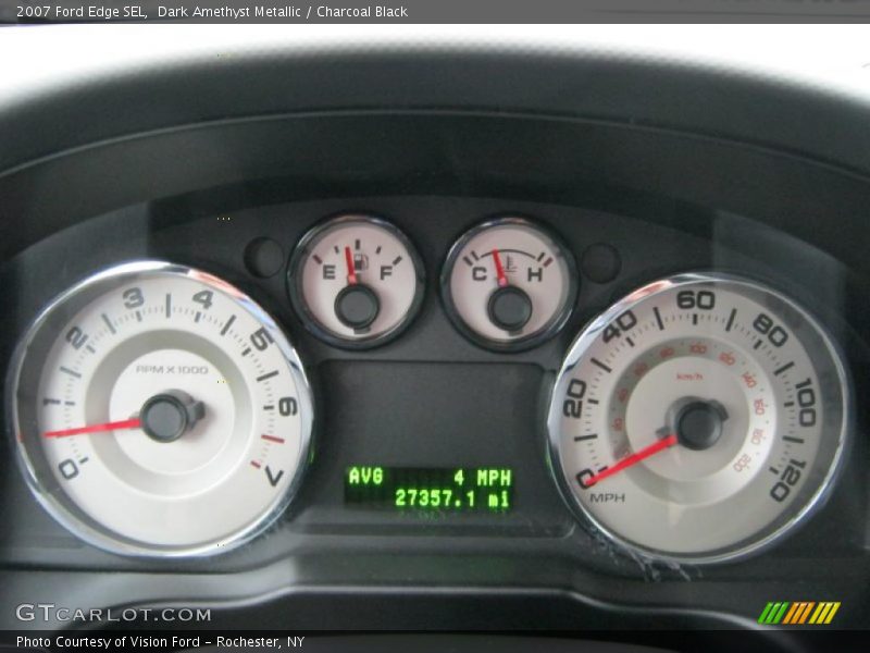 Dark Amethyst Metallic / Charcoal Black 2007 Ford Edge SEL