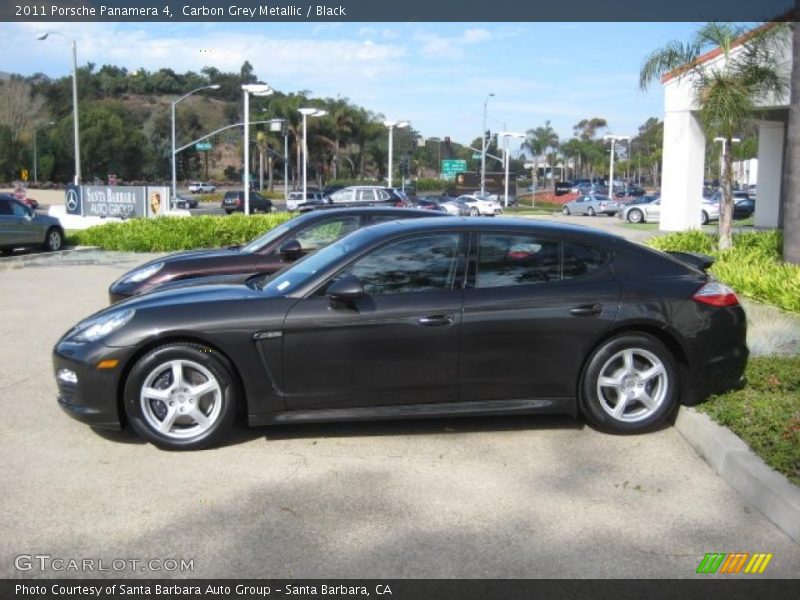 Carbon Grey Metallic / Black 2011 Porsche Panamera 4