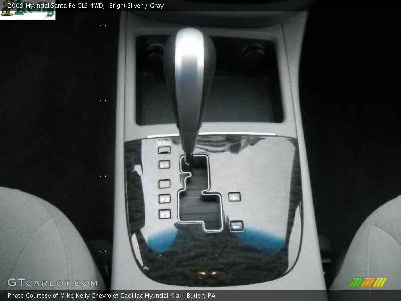 Bright Silver / Gray 2009 Hyundai Santa Fe GLS 4WD