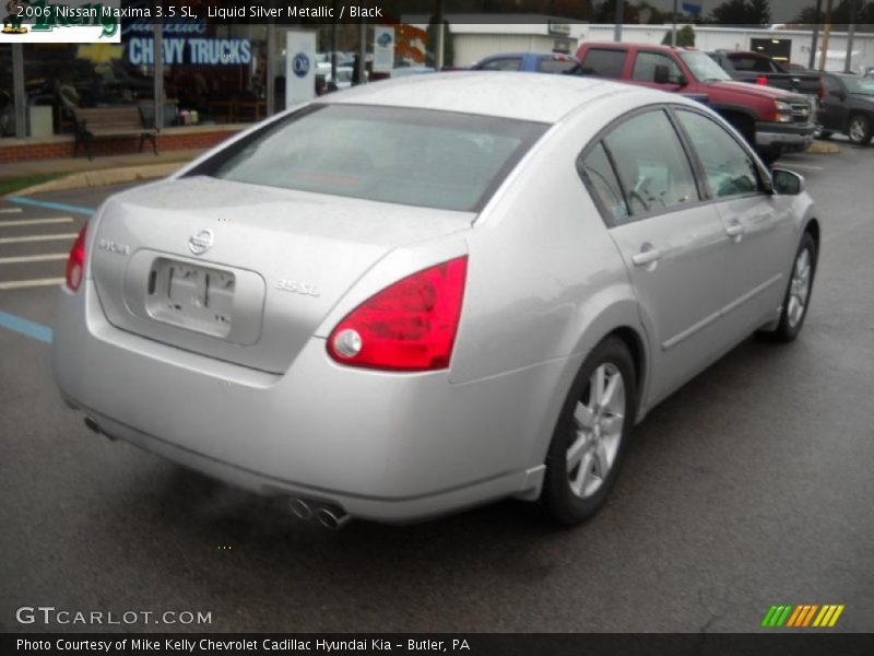 Liquid Silver Metallic / Black 2006 Nissan Maxima 3.5 SL