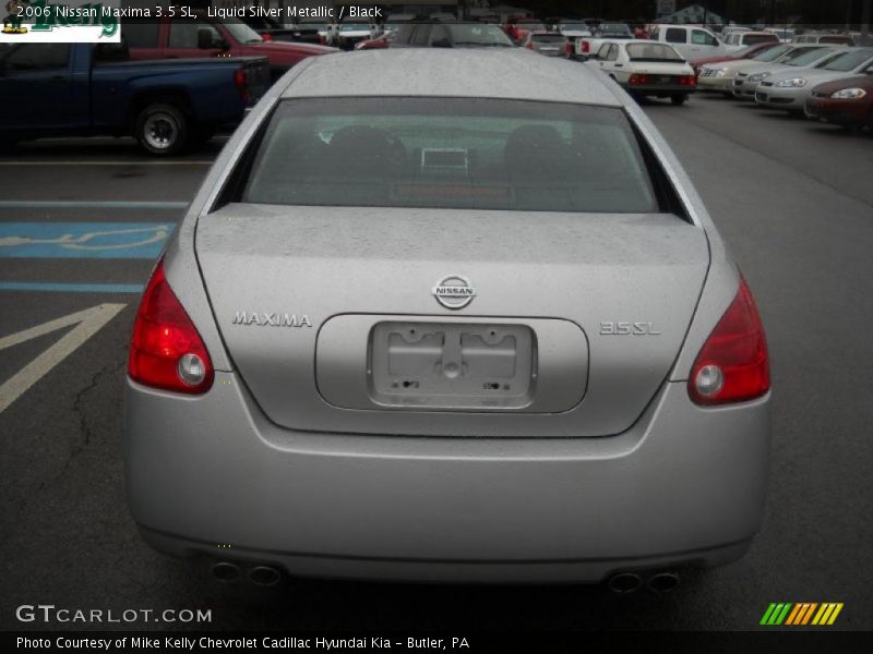 Liquid Silver Metallic / Black 2006 Nissan Maxima 3.5 SL
