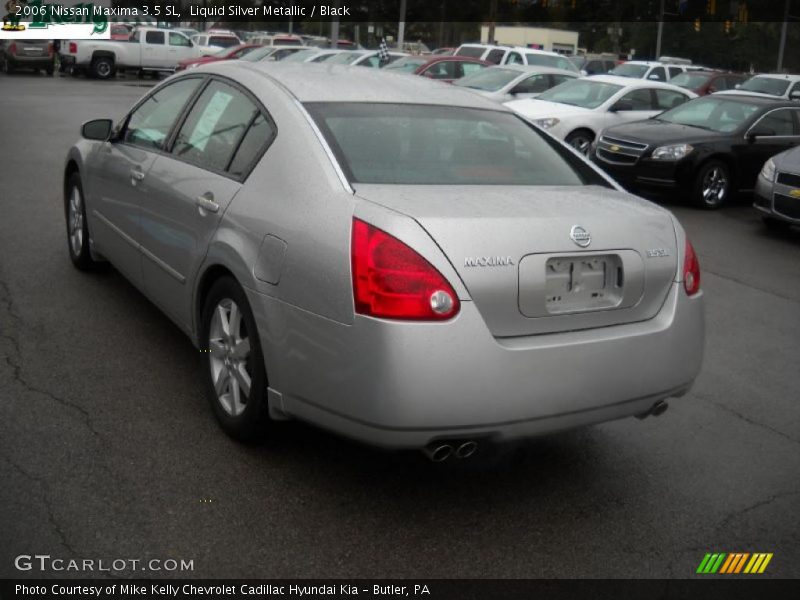 Liquid Silver Metallic / Black 2006 Nissan Maxima 3.5 SL