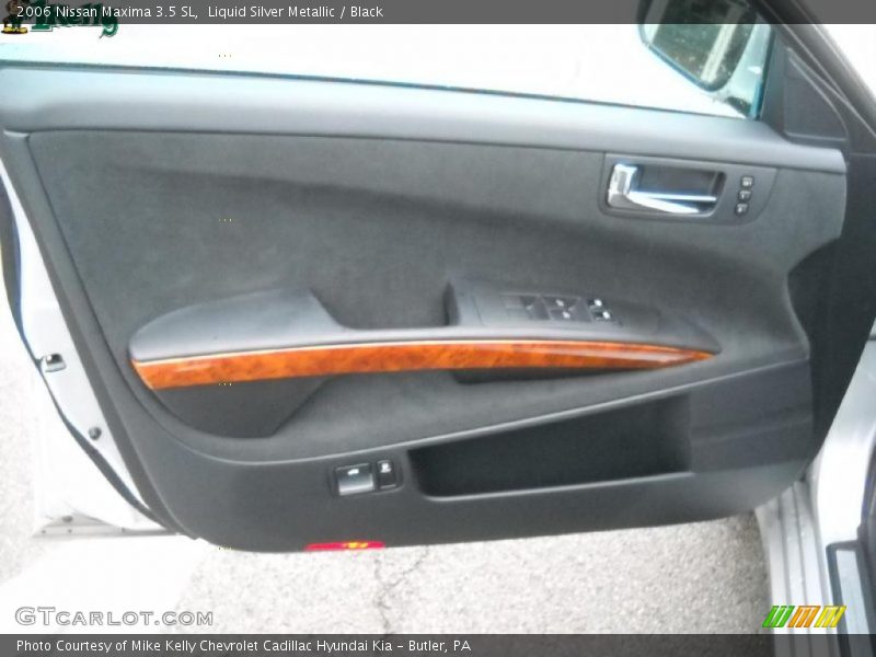 Liquid Silver Metallic / Black 2006 Nissan Maxima 3.5 SL