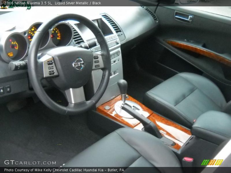 Liquid Silver Metallic / Black 2006 Nissan Maxima 3.5 SL