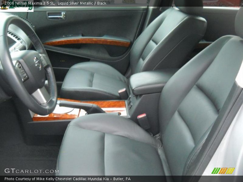 Liquid Silver Metallic / Black 2006 Nissan Maxima 3.5 SL